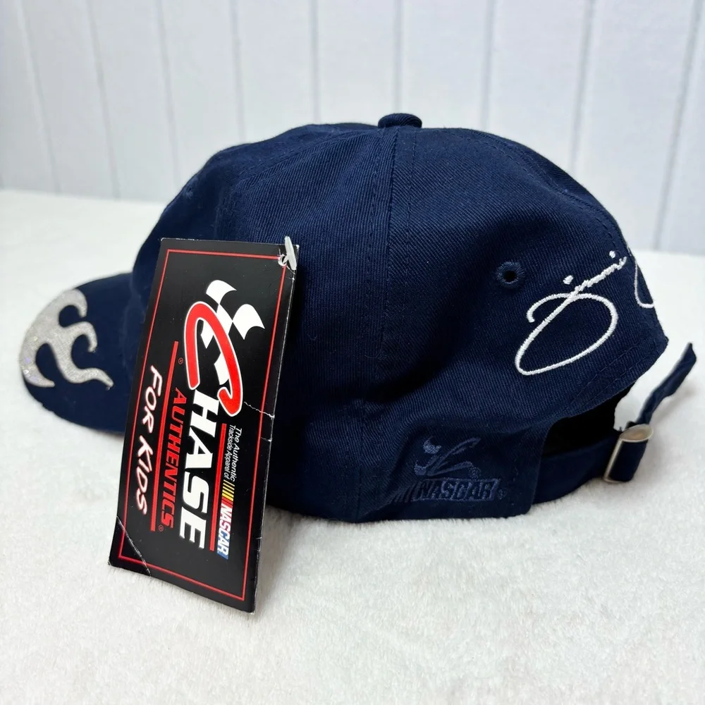 Jeff Gordon 24 Chase Authentics Kids Hat Nascar Girls Flames Adjustable rare NEW
